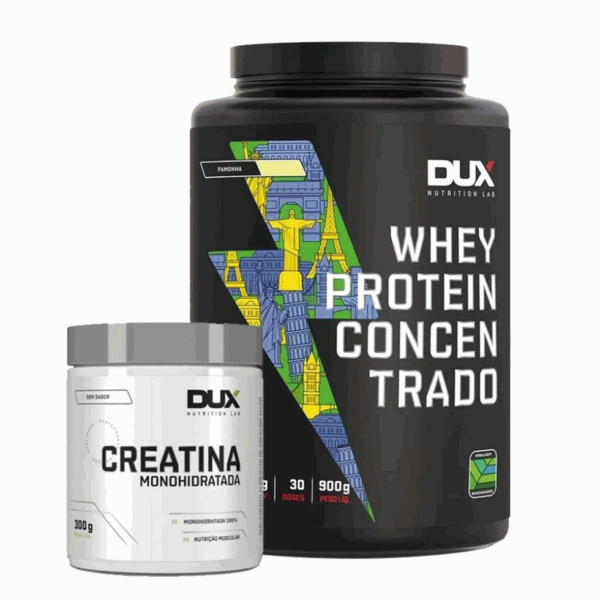 KIT CREATINA + WHEY DUX NUTRITION