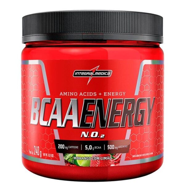 BCAA ENERGY (240G) - Morango c/ Limão